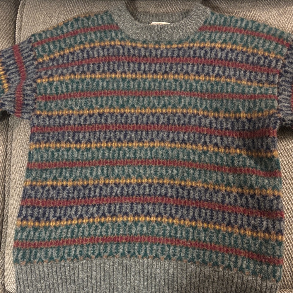 Cozy Multicolor Striped Women's Sweater